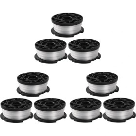 Resim Celestial Forge 9 Paket Düzeltici Yedek Makara Siyah+Decker AF-100-3ZP 30FT 0.065 Inç Düzeltici Çizgi (Yurt Dışından) 