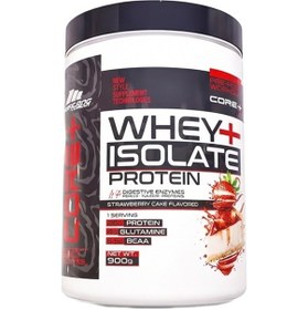 Resim Mustang Nutrition Core+ Series Isolate Whey Protein Tozu 900 Gr 30 Servis Çilekli Pasta + Shaker + Protein Kahve Hediyeli Çilek Aromalı 
