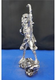 Resim Herkül Antik Yunan Kahramanı Heykeli- 27 Cm Herakles Biblo Ev Ofis Hediyelik Gümüş 