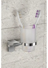 Resim Safir Diş Fırçalık Krom Çok Renkli 