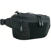 Resim Fochsia Siyah Taktiksel Gizli Bel Çantası - Ayarlanabilir Kayış, Hafif Outdoor Sırt Çantası Siyah 