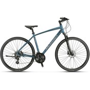Resim Mosso Legarda Pro X24 - Msm H 51cm (M - L) Kadro Şehir Bisikleti - Mavi Gümüş 