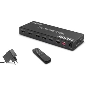 Resim Genel Markalar Hdx1334 Hdmi Switch & Splitter 4-İn 2-Out Matrix Siyah 4K Hdmi Girişi: 4 Hdmi Çıkışı: 2 