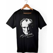 Resim Atatürk Siyah Çocuk T-shirt 