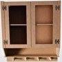 Resim Bengi Ticaret Hobi Adn Model 90350 Ecza Dolap İki Kapaklı Kupaklı Ahşap Mdf Ham El Yapım 