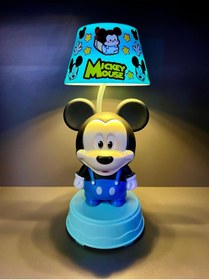Resim Genel Markalar 3 Kademeli Led Işıklı Şarjlı Çocuk Masa Gece Lambası Abajür - Kuromi Hello Kitty Mickey Mouse 