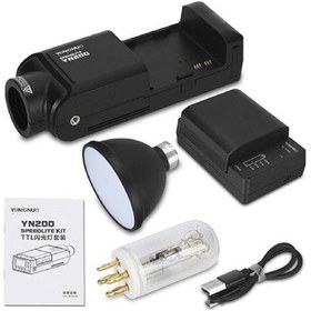 Resim Yongnuo Yn200 Kit Bataryalı Taşınabilir Flaş 200w 