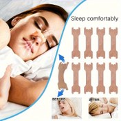 Resim Anti-Snoring Burun Bantları - Sıska ve Solunumu Geliştirin, Esnek Yapıştırma Tasarımı, Hafif Bej Dostu Malzeme, Nefes Alabilir ve Kaymaz, Gündüz ve Gece Kullanımı, Sıska Cihazı, Rahat Uyum, Cilt Dostu Malzeme 