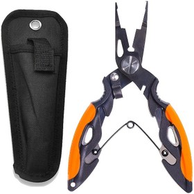 Resim LINNWL Titanyum Alaşımlı Balıkçılık Pliers, 12.5cm - Kaymaz Tutacaklar, Paslanmaz Çelik Pençeler ve Koruyucu Kılıf ile saç tokası Çıkarıcı - Balıkçılar için İdeal, Balıkçılık Aksesuarları, Pilsiz 