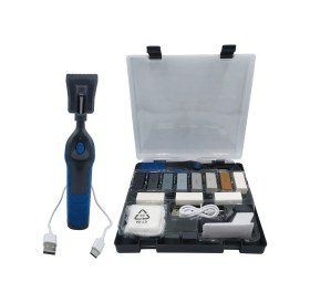 Resim Skycity Pvc, Lvt, Wpc Zemin Tamir Seti - Şarjlı Wax Tool İle 100 C Erime Sıcaklığı, Profesyonel Ve Ev Kullanıma Uygun 