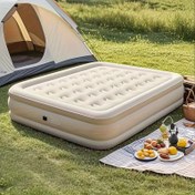 Resim Taşınabilir Lüks Şişme Yatak, Katlanır Açık Hava Kampı Havasız Kadife Uyku Pedi, Çadır ve Aile Kullanımı İçin - Kapalı/Açık Alan Kamplar & Doğa Yürüyüşleri için, Şişme Kamp Matrası, Kamp Malzemeleri Ve Ekipmanları, Çadır İçin Mattress, Çadır Kanepesi, Camping Gear, Temel Dağcılık Ekipleri Kompakt Tasarım, Hafif Yatak Dayanıklı Materyal Takviye Dikişli Taşınabilir 