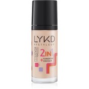Resim LYKD 2 in 1 Fondöten 136 Warm Sand 