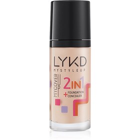 Resim LYKD 2 in 1 Fondöten 136 Warm Sand 