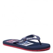 Resim Tommy Hilfiger Erkek Erkek Print Beach Sandal Parmak Arası Terlik Em0em00687 