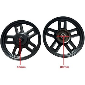 Resim Volta Ön 14x250 Jant Kampanalı Siyah Saç E-bisiklet/volta Vsm 