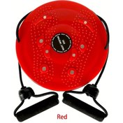 Resim Willowhaven Kırmızı Abahub 1 Adet 300 Lbs Sesiz Bel Twister Makinesi Ev Spor Ekipmanı Kırmızı 