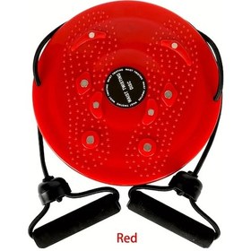 Resim Willowhaven Kırmızı Abahub 1 Adet 300 Lbs Sesiz Bel Twister Makinesi Ev Spor Ekipmanı Kırmızı 