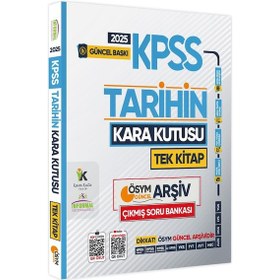 Resim 2025 Kpss Tarih Kara Kutusu Çıkmış Soru Bankası Ve Son Atak Özgün Pratik Görselli Not Kitabı 