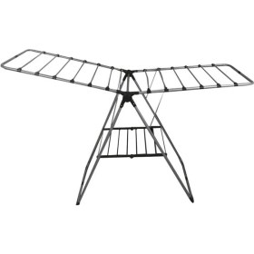 Resim Hype Store Digithome Katlanabilir Çamaşır Kurutma Askısı Çamaşırlık - Gri 