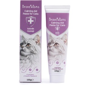 Resim BRAVE PAWS Kediler İçin Doğal Sakinleştirici Malt Macun -Kediler İçin Doğal Relaxi Malt Macun - Stres Karşıtı ve Sakinlik Desteği Kedi Maltı Calming Malt Paste 