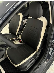 Resim Hyundai Bayon 2021-2025 Arası Arka Sırt 2 Parça - Oto Koltuk Kılıfı 