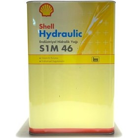 Resim Shell Hydraulic S1 M 46 Teneke Endüstriyel Hidrolik Yağı 15 L 