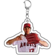Resim Jump Rabbit Beyzbol Oyuncusu Akrilik Anahtarlık Shohei Otani Kolye Karakter Çevre (Yurt Dışından) 