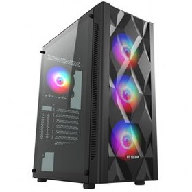 Resim FSP CMT395A 650W 80+Bronze RGB 4 Fanlı Mid Tower ATX Bilgisayar Kasası 