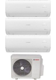 Resim Bosch Multi Split 36000 Btu 1 Dış + 3 İç Ünite 9000 + 18000 + 18000 Btu İnverter Klima 