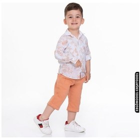 Resim Xo Kids Erkek Bebek Gömlek 1-3 Yaş 22104 Ebgöm0001 Vizon 