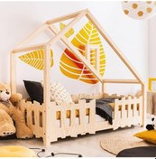 Resim Markaawm Markaawm Galaxy Montessori Yatak Doğal Çam Çocuk Karyola Akçaağaç 