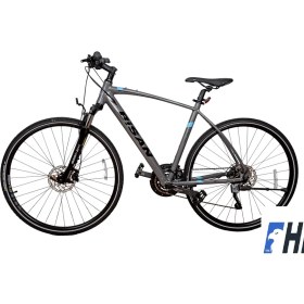 Resim Bisan Trx 8600 Altus 27 Vites H. Disk Fren 28 Jant Şehir Trekking Bisikleti 52 cm Kadro Gri-Yeşil 