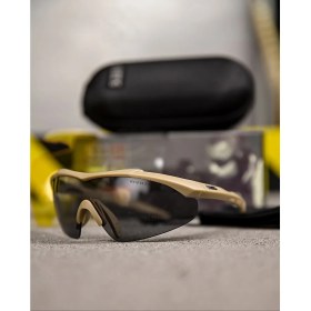 Resim 5.11 Tactical 3 Lensli Gözlük Bej / Taktikal Gözlük / Bisiklet Gözlüğü 