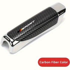 Resim Evrensel Araç İç Aksesuarları El Freni Kılıfı Dayanıklı ABS ve Karbon Fiber Süs Kolay Kurulum Plastik Malzeme Çeşitli Mekanik Fren Modellerine Uygun 