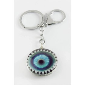 Resim Nazar Cam Anahtarlık 