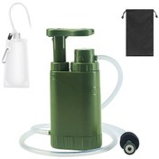 Resim Moveevo Taşra Su Arıtıcı Cihazı - 0.01 Mikron Ultrafiltrasyon, 4 Aşamalı Filtre Sistemi İle Dışarıda Taze Su, Yeşil, 480ml Suluk Ve Taşıma Çantası 