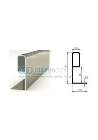 Resim Kapak Ve Sürgü Kulp Profili Parlak El. P 250 Cm 