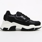 Resim VERSACE JEANS COUTURE Siyah Kadın Deri Sneaker 75VA3SP3ZP310L01 