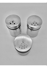 Resim 2 Adet Baharatlık Tuzluk Karabiberlik 3 Ayarlı Başlık, Cam Paslanmaz 