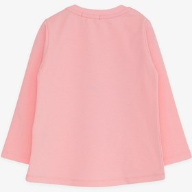 Resim Breeze Kız Çocuk Uzun Kollu Tişört Unicorn Baskılı 1.5-5 Yaş, Pembe 