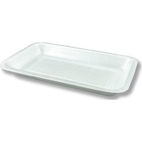 Resim 1000gr Köpük Tabak Kap - Kasap Kabı Et Tabağı 50 Adet 