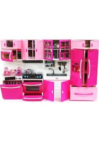 Resim Mutfak Seti 4 Lü Tüm Kapakları Açılır Kapanır 