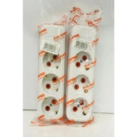 Resim Asel 3 Lü Klemensli Kablososuz Priz-12463 