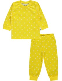 Resim Erkek Bebek Pijama Takımı 6-18 Ay Sarı 