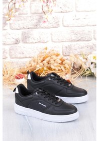 Resim M.p 252 6049 Rahat Hafif Orijinal Ürün Erkek Sneaker Spor Ayakkabı Siyah - Beyaz 