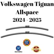 Resim Volkswagen Tiguan Allspace 2024 2025 Uyumlu Araca Özel Ön Cam Muz Tipi Silecek Süpürgesi Takımı 65/53cm 2li Set Silbak 