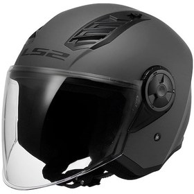 Resim Ls2 Aırflow 2 Motosiklet Kaskı Mat Titanium 2XL 