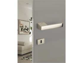 Resim Coral Saten - Oda Rozetli Kapı Kolu - Hha200Ro15N Nb 
