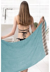 Resim Naturasoft %100 Pamuk Banyo Hamam Havlusu 70x140 Cm Yeşil 