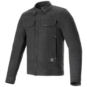 Resim Alpinestars Garage Korumalı Motosiklet Montu Koyu Gri 